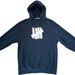 Undefeated Men's Blue Logo Hoodie Size M